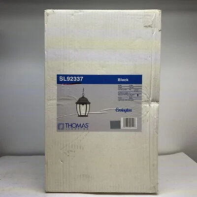 Thomas Lighting Covington 1-Light Pendant Lantern, Black - SL92337 Ceiling Fixtu - Image 1 of 4