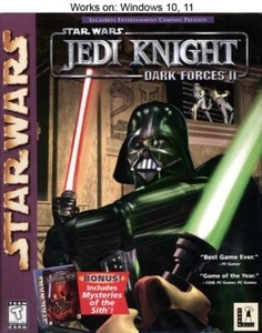 Star Wars: Jedi Knight Dark Forces II 2 PC Game 1998 Mysteries of the Sith - Picture 1 of 2