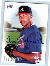 1997 Best Autographs Autograph Series #10 Lee Daniels Auto Signed Baseball Card