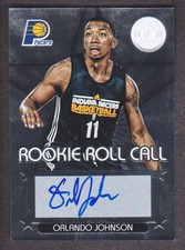 2012-13 Totally Certified Basketball Rookie Roll Call Auto #79 Orlando Johnson