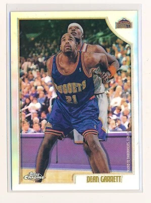 DEAN GARRETT 1998-99 TOPPS CHROME REFRACTOR #217 *DENVER NUGGETS* - Image 1 of 2