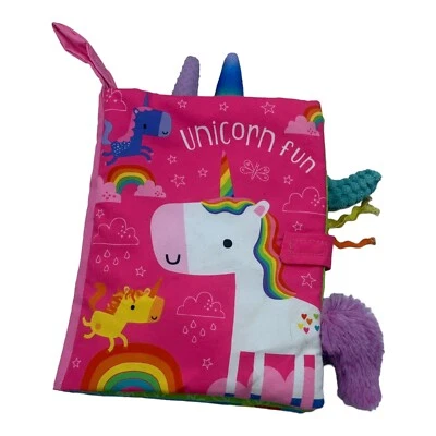 Sensory Snuggables Unicorn Soft Book Touch Feel Tabs By Make Believe Ideas Noise - Image 1 of 4