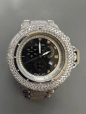 Authentic Mens JOJO Joe Rodeo Razor 23. CT.aprx. Diamond Watch #JROR4 *READ* F S - Image 1 of 4