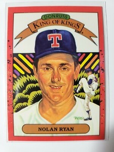 1990 Donruss Nolan Ryan KING OF KINGS card #665