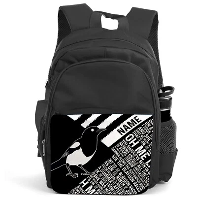Personalised Newcastle Backpack Boys Football School Bag Childrens PE Kit RFW38 - Image 1 of 4