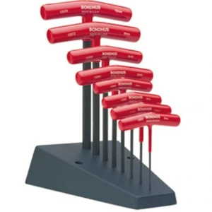 Bondhus 8pc Hex T-Handles 2-10mm with Stand Graduated Length 13389 - Picture 1 of 1