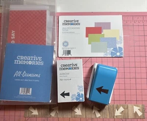 Creative Memories ARROW Decorative Punch & All Occasions Card Kit- New in Box! - Picture 1 of 18