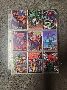 1994 Flair First Edition Marvel Annual Complete Set 1-150 In Pages RARE - Picture 1 of 17