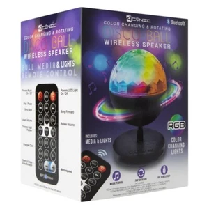 Disco Ball Party Lights, bluetooth Speaker Wth Remote, color-changing Strobe. - Picture 1 of 11