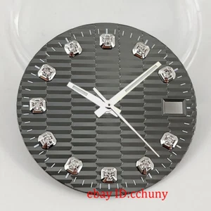 28.5mm sterile Watch Dial​ with Luminous watch hands Fit NH35 Automatic Movement - Picture 1 of 30