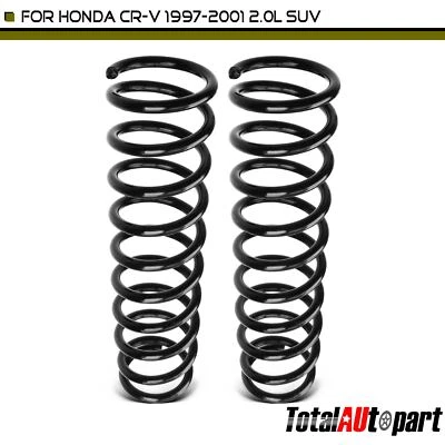 2 piezas muelles helicoidales para Honda CR-V 1997 1998 1999 2000 2001 2,0 L trasero izquierdo y derecho Foto 1 de 4
