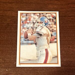 1984 Topps JOHN ELWAY Denver Broncos NFL Football Rookie Sticker #179 EX-NM
