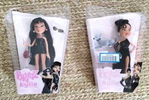 2 Bratz Kylie Jenner Night Fashion Doll Evening Gown with Pet Dog Poster Set New - Picture 1 of 14
