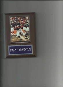 FRAN TARKENTON PLAQUE MINNESOTA VIKINGS FOOTBALL NFL  - Picture 1 of 1