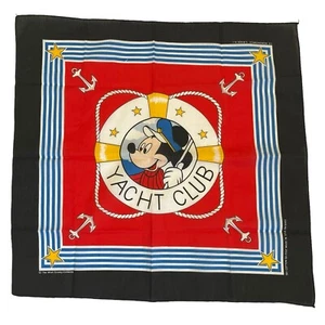 Bufanda Bandana Club Náutica Disney Mickey Mouse De Colección Captain Resort EE. UU. - Imagen 1 de 12