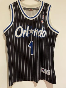 VINTAGE ORLANDO MAGIC NBA TRIKOT SHIRT CHAMPION #1 HARDAWAY Herren Small - Bild 1 von 6