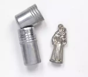 Vintage Souvenir With Saint Scatoletta con Santo e Bambino - Picture 1 of 2