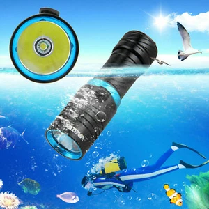 Waterproof Dive Light 5000LM LED Scuba Diving Flashlight Torch Camping New 1X - Picture 1 of 4