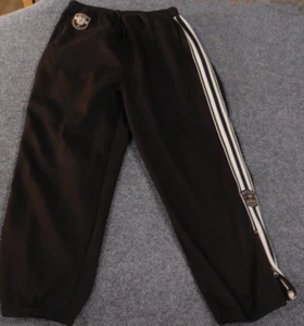 pantalone felpa enyce 4xl uomo marrone vintage hiphop y2k zip elasticizzato - Foto 1 di 14