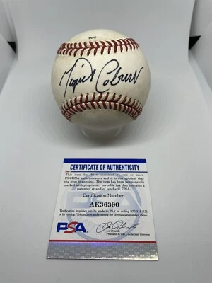 Miguel Cabrera Signed Minor League Baseball Early Autograph PSA Certified Auto - Image 1 of 4