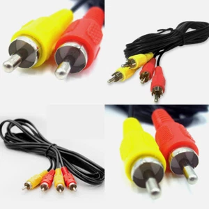 Cable de audio y video compuesto AV RCA EE. UU. 2-4 piezas para Nintendo NES original 1985 - Imagen 1 de 13