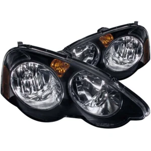 ANZO For 2002-2004 Acura Rsx Crystal Headlights Black - Picture 1 of 10