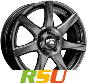 MSW MSW 77 matt dark grey 7.5x17" ET28 LK5 112 ML 66.46 Alufelgen 17 Zoll - Bild 1 von 3