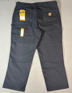 Carhartt Hose Herren 42x32 schwarz Canvas Arbeit Zimmermann Werkzeugtaschen B11-BLK NEU! - Bild 1 von 13