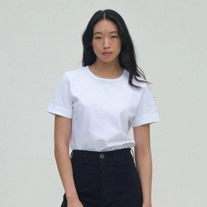 NUEVA Camiseta Jesse Kamm Sailor (Talla XS/S) Manga Corta Blanco Sal - Imagen 1 de 10
