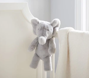 Elephant Calming Sounds Critter Buddy Pottery Barn Kids Baby Soft Gray Cudly NEW - Picture 1 of 8