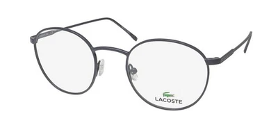 NEW LACOSTE L2246 EYEGLASSES GRAY METAL 48-21-145 ROUND FULL-RIM MENS 035 - Image 1 of 4
