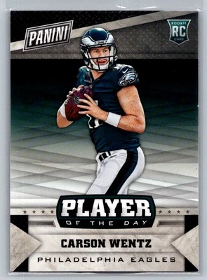 2016 Panini Player of the Day Panini Carson Wentz #22 Philadelphia Eagles - Image 1 of 2