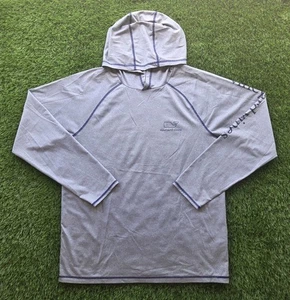 Vineyard Vines Hoodie Herren Gr. Small meliert grau Performance Langarm Stretch - Bild 1 von 7