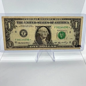 640K Print Run Star Note $1 Dollar Bill Series 2006 Paper Currency (00144290) - Picture 1 of 2