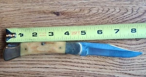 Vintage Parker Imai K-250 Lockback Bone Handle Knife Robust Surgicial Steel - Picture 1 of 11