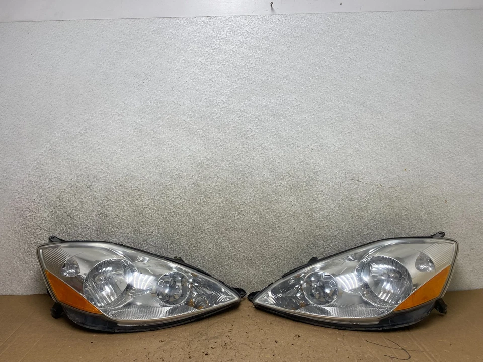 Juego de faros halógenos laterales izquierdo+derecho Toyota Sienna 2006 a 2010 V0582 DW Foto 1 de 4