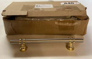 Asidrama cabinet pulls 10 pack 5 inch brushed nickel and brass - Picture 1 of 6