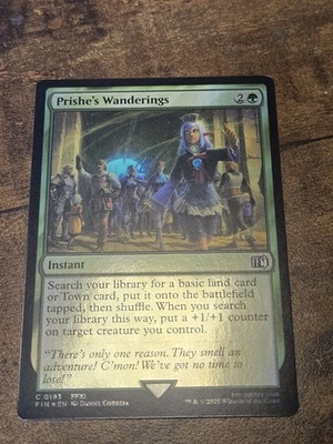 Prishe's Wanderings FOIL Final Fantasy  NM MTG Magic The Gathering Common - Image 1 of 2
