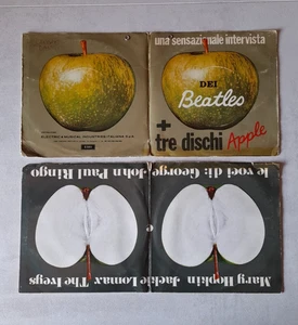 UNA SENSAZIONALE INTERVISTA DEI BEATLES + TRE DISCHI APPLE *** R A R I T A ' - Foto 1 di 4