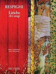 Ottorino Respighi Liriche Art Songs Medium High Voice Piano Sheet Music Book - Picture 1 of 1