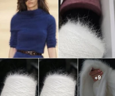 Kleid Pullover Angora Langhaar Ersatz von Anny Blatt  stricken bei Bestellung - Bild 1 von 4