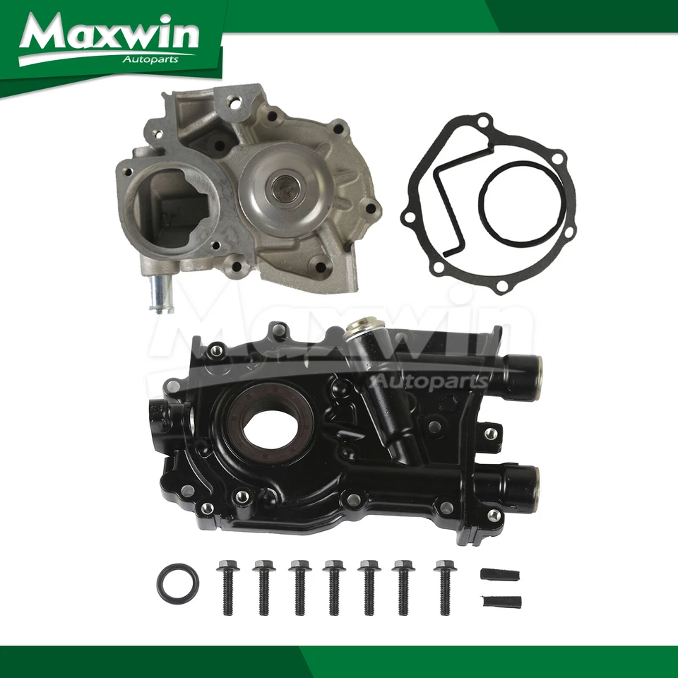 Oil Pump w/ Water Pump Fit 2006-2011 Subaru Legacy Outback Impreza 2.5L H4 - Image 1 of 4