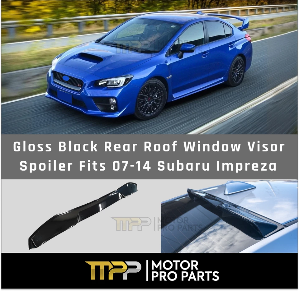 Para Subaru Impreza 2007-14 | Impreza WRX techo trasero ventana coche visera alerón ala Foto 1 de 4