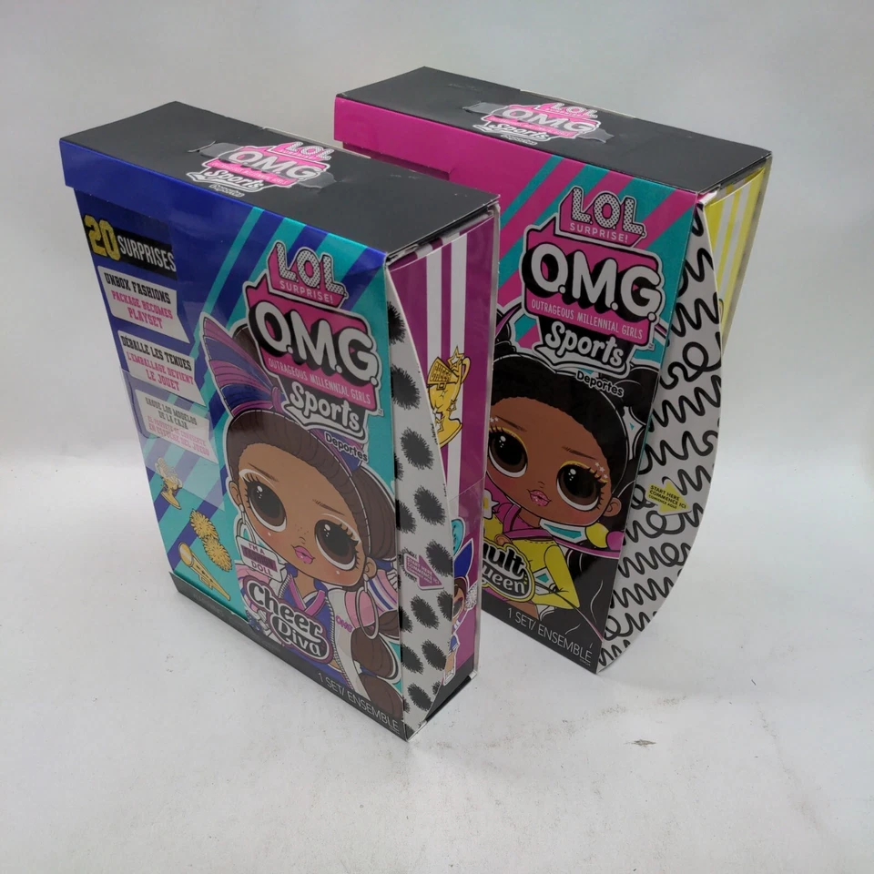 L.O.L. SURPRISE! LOL Surprise OMG Sports CHEER DIVA & Vault QUEEN Fashion Doll