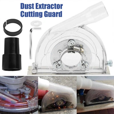 Clear Cutting Dust Shroud Grinding Dust Cover for 4"-5" Hand Angle Grinders UK