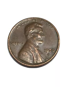 1970 S lincoln penny error floating roof (mint condition) And Missing E In#8 - Picture 1 of 7