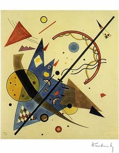 Kandinsky-Arco y punta Ed. 300pc Signature Imprimee. Num.Crayon.Certif. Edition - Photo 1/1
