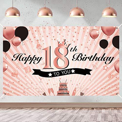 18 & Fabulous 20oz Stainless Steel Tumbler 18 Birthday Decorations for Girls, 18th Birthday Gifts for Girls, Happy 18th Birthday Decorations for Girls