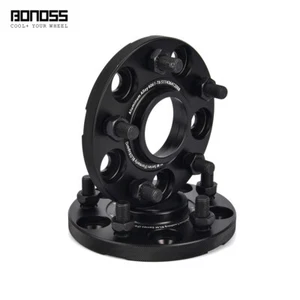 2 15mm 5x4.5 Aluminum Black Wheel Spacers for Toyota Camry RAV4 GR Corolla Yaris - Picture 1 of 12