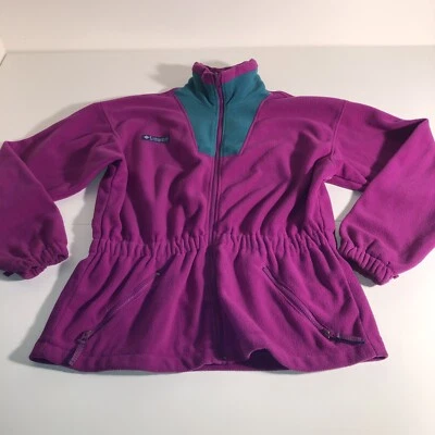复古 18/20 青年紫色和蓝绿色哥伦比亚夹克 — 第 1/4 张图片